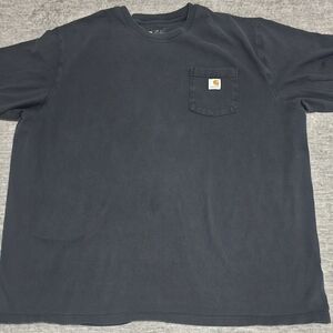 Carhartt Navy Blue Pocket T-Shirt